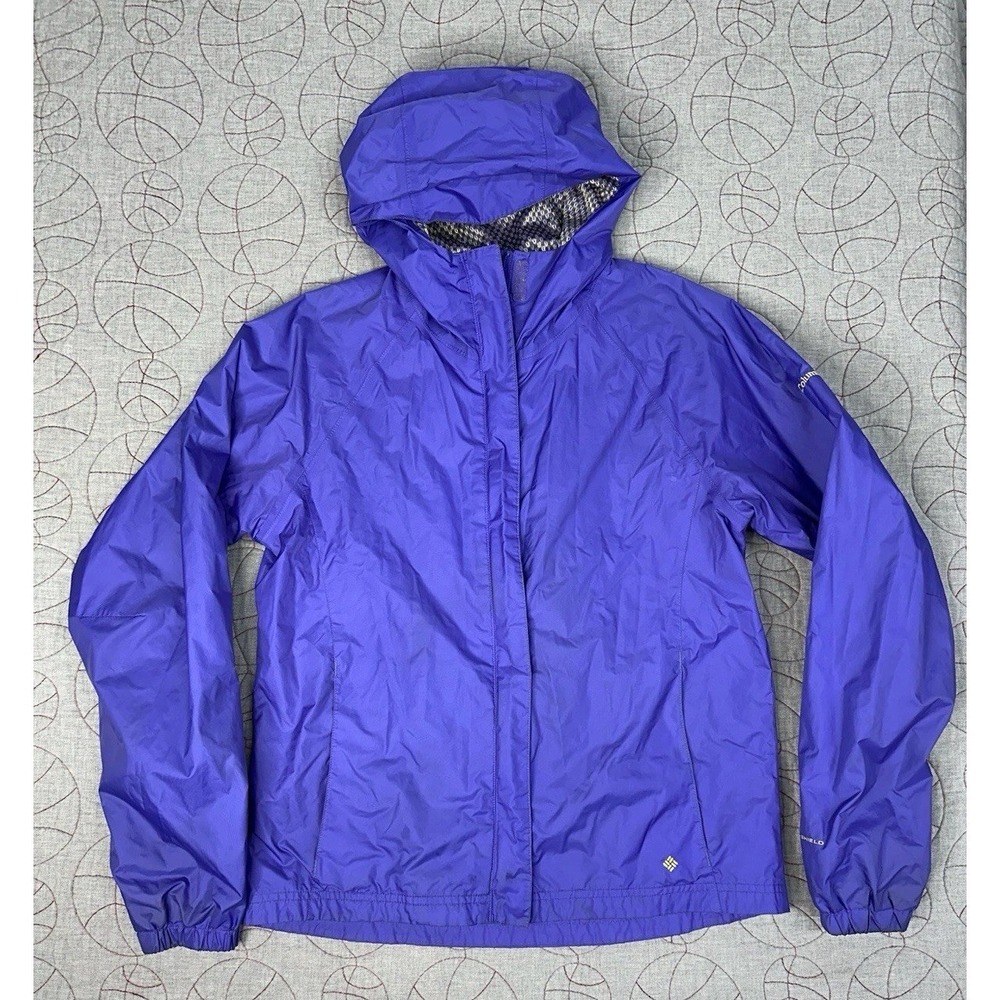 Columbia Lake Of Lace Hooded Windbreaker Water Resistant Jacket / Girls 18/20